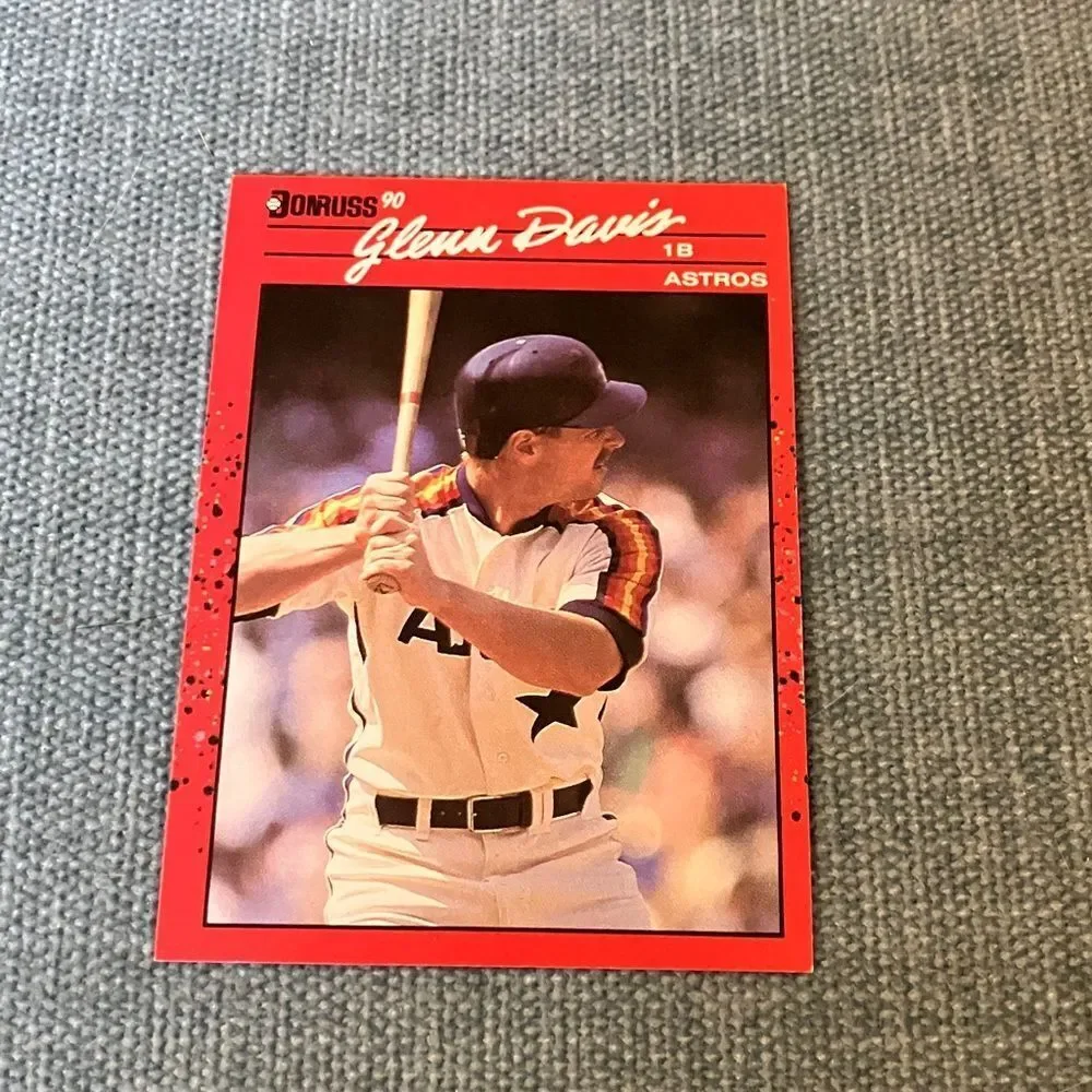 1990 Donruss Houston Astros Baseball Card Trading Card